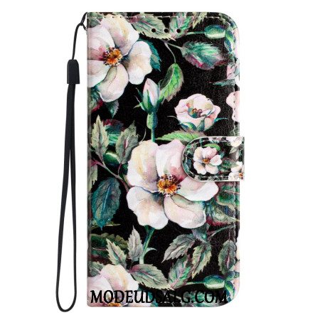 Flip Cover Motorola Edge 50 Stribede Magnolier