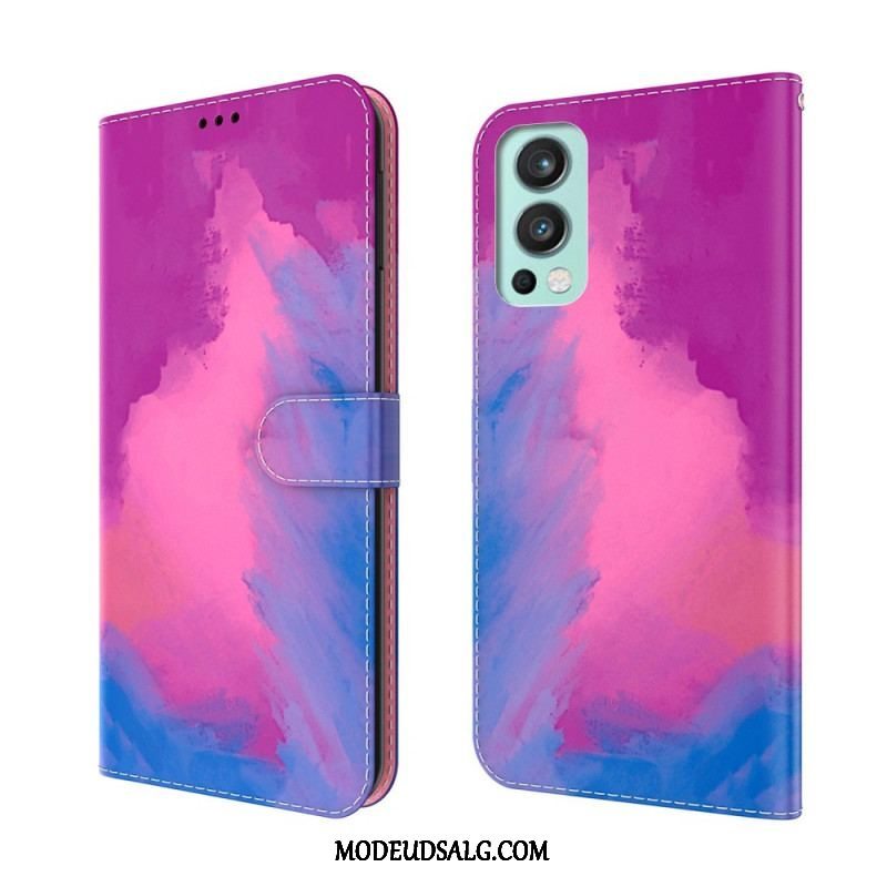 Flip Cover OnePlus Nord 2 5G Akvarel