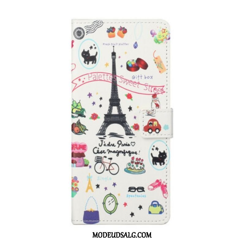 Flip Cover OnePlus Nord 2 5G Jeg Elsker Paris