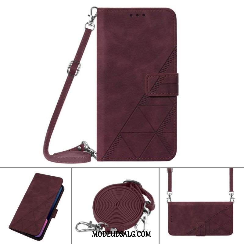 Flip Cover OnePlus Nord 2T 5G Skuldertrekanter