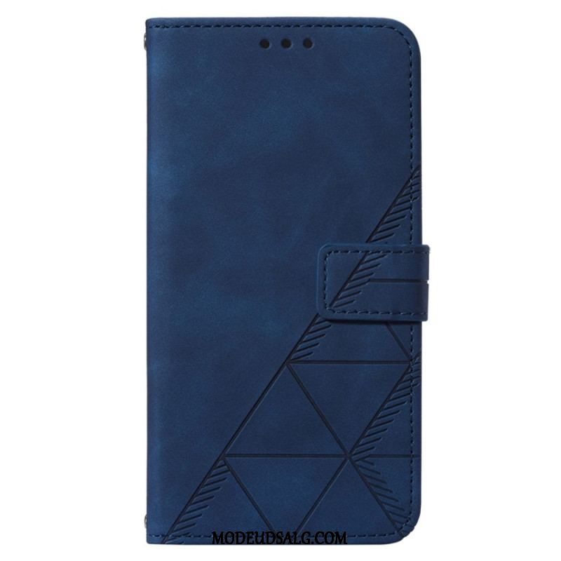 Flip Cover OnePlus Nord 2T 5G Trekanter Med Snor