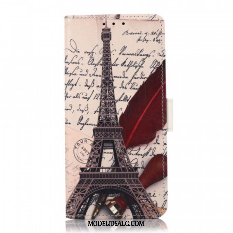 Flip Cover OnePlus Nord CE 2 5G Romantiske Paris