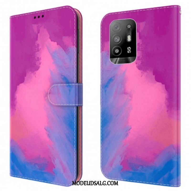 Flip Cover Oppo A94 5G Akvarel