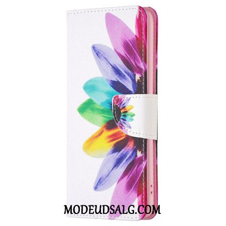 Flip Cover Oppo A98 5g Akvarelblomst