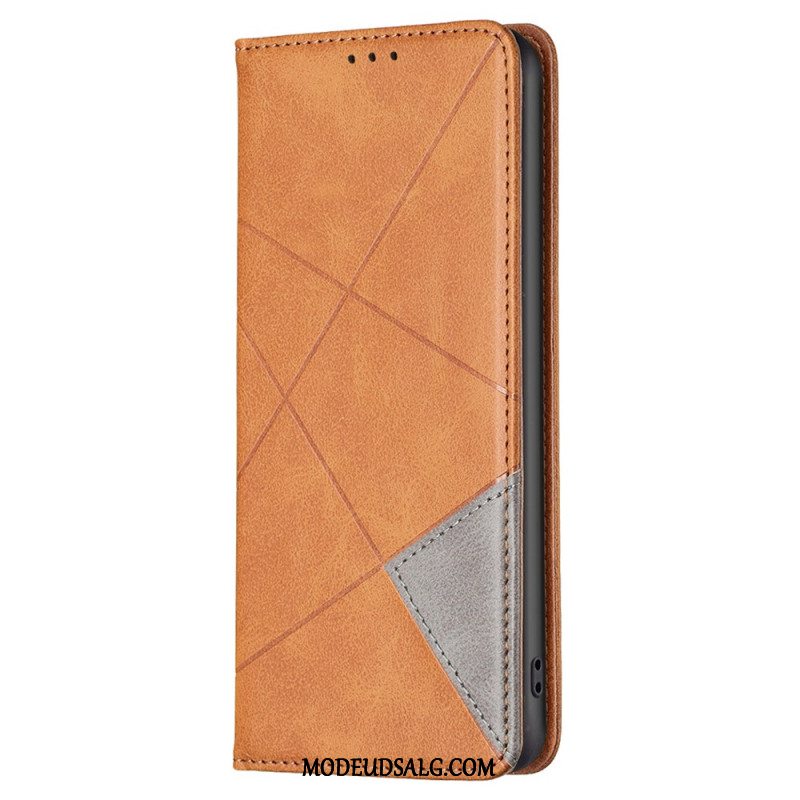 Flip Cover Oppo A98 5g Geometrisk Mønster