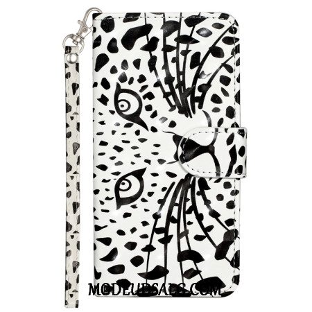 Flip Cover Oppo A98 5g Leopardhoved Med Rem