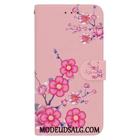 Flip Cover Oppo Reno 12 5g Sakura Med Rem