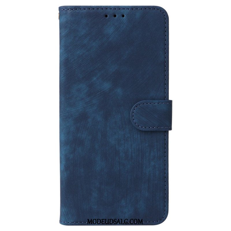 Flip Cover Oppo Reno 12f 5g Ruskindseffekt Rfid-blokering Og Strop