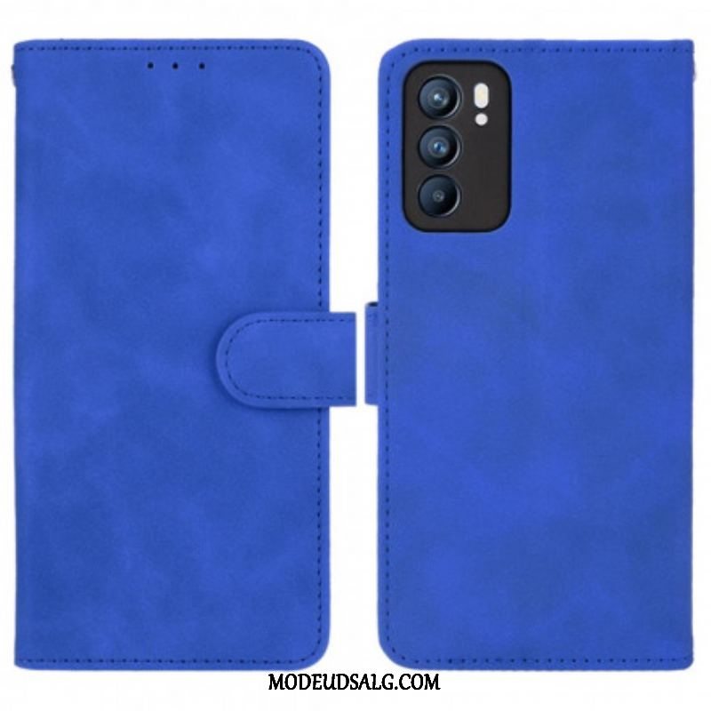 Flip Cover Oppo Reno 6 5G Hudberøring