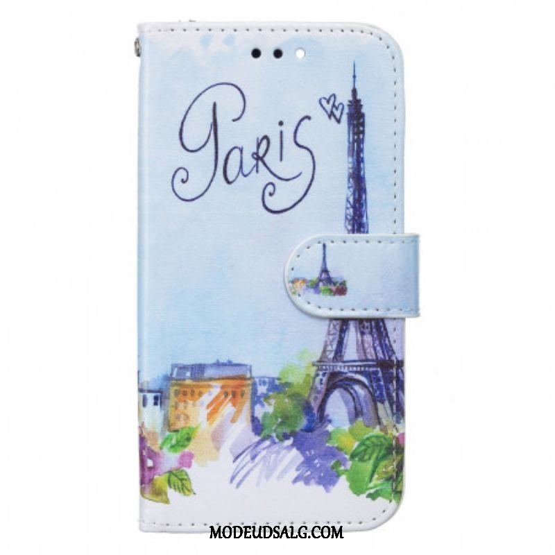 Flip Cover Samsung Galaxy A13 5G / A04s Maleri Paris