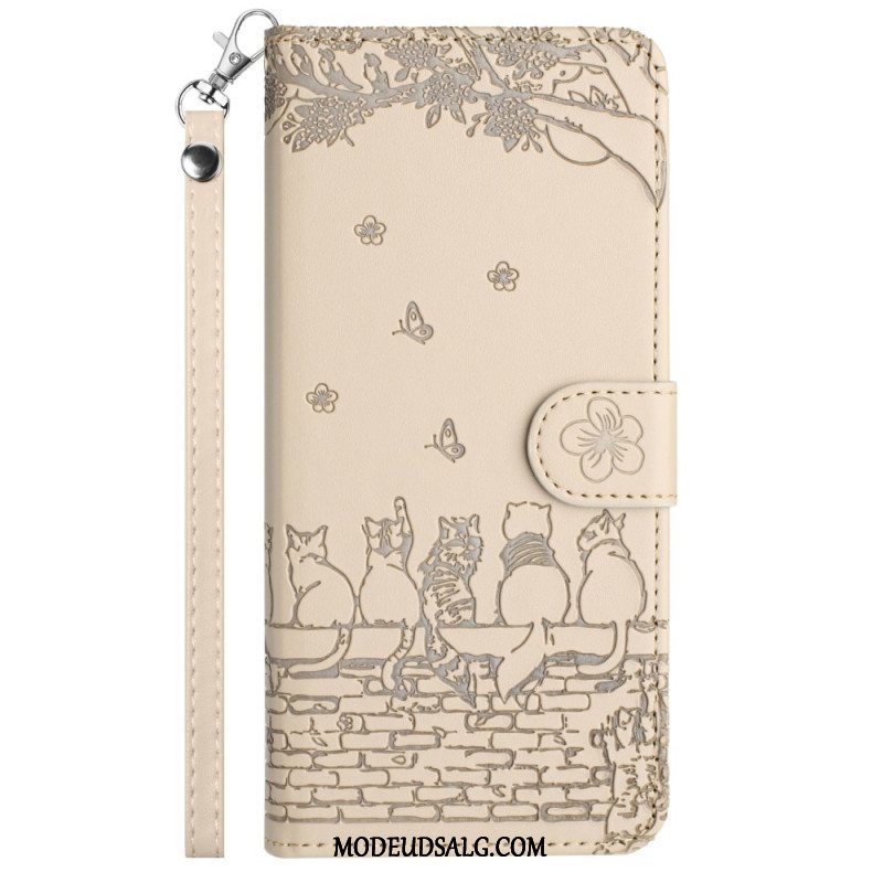 Flip Cover Samsung Galaxy A15 5g Band Of Thong Cats