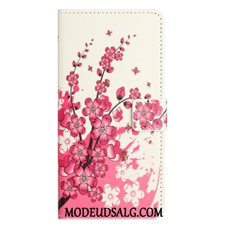 Flip Cover Samsung Galaxy A15 5g Blommeblomst