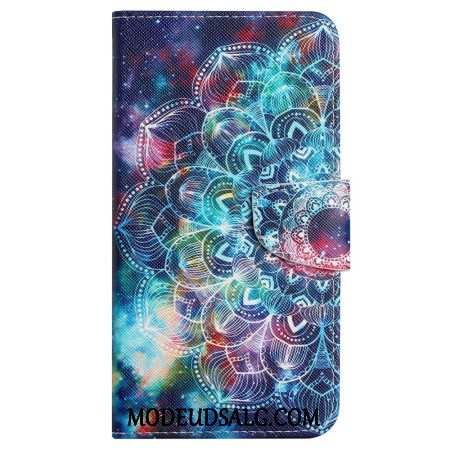 Flip Cover Samsung Galaxy A15 5g Stjernehimmel Og Mandala Med Rem