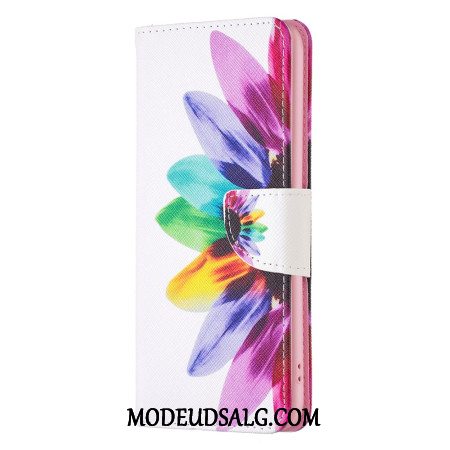 Flip Cover Samsung Galaxy A16 5g Akvarelblomst