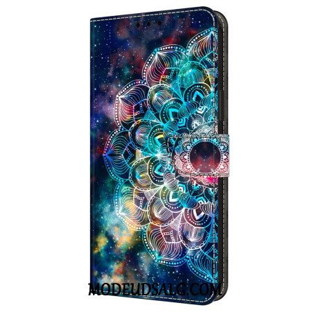 Flip Cover Samsung Galaxy A16 5g Gyroskopisk Blomstermønster