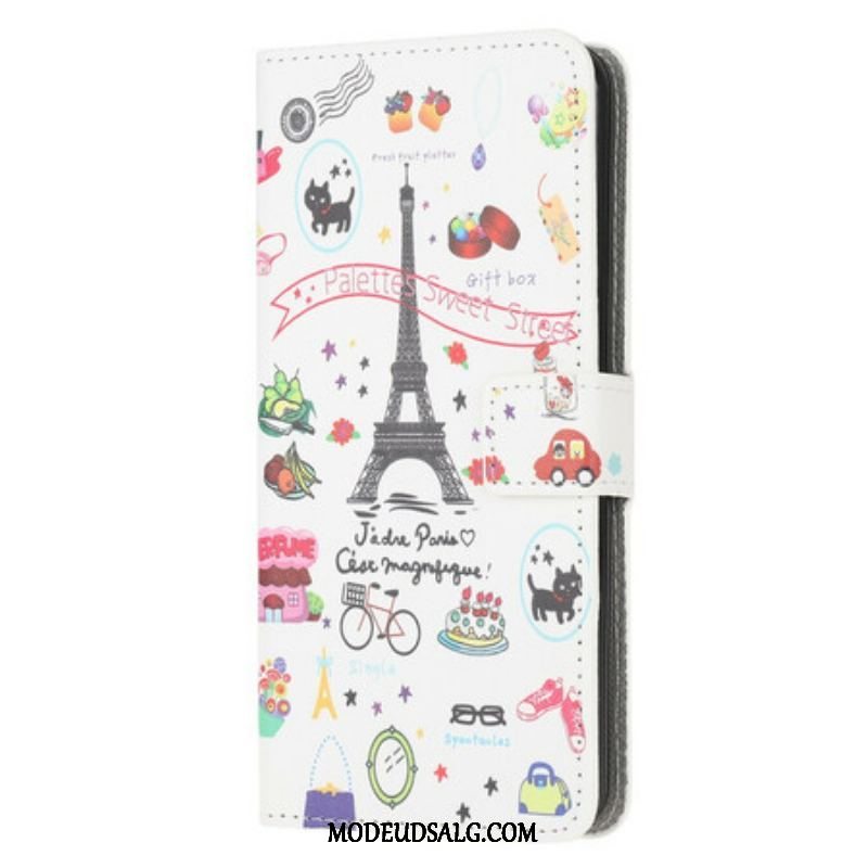 Flip Cover Samsung Galaxy A42 5G Jeg Elsker Paris