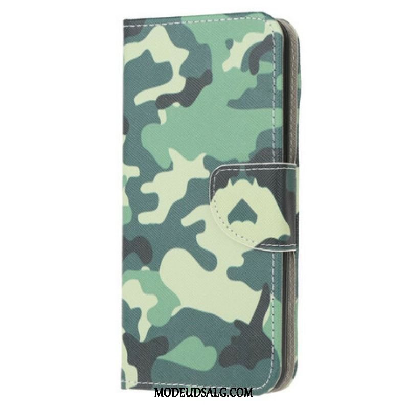 Flip Cover Samsung Galaxy A42 5G Militær Camouflage