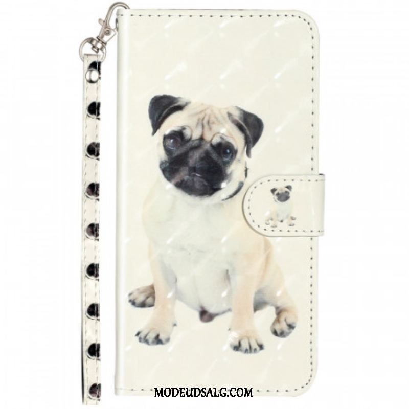 Flip Cover Samsung Galaxy A53 5G Med Snor Thong Hund