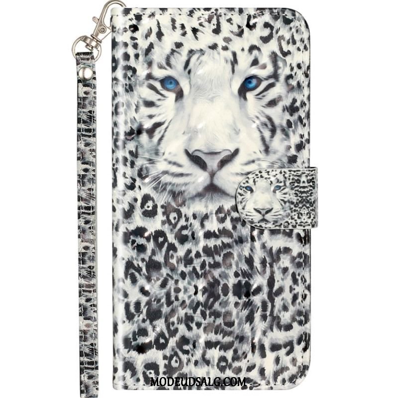 Flip Cover Samsung Galaxy A53 5G Med Snor Thong Tiger