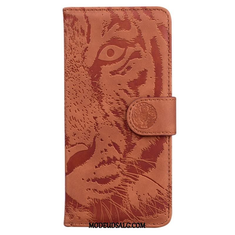 Flip Cover Samsung Galaxy A53 5G Tiger Fodaftryk