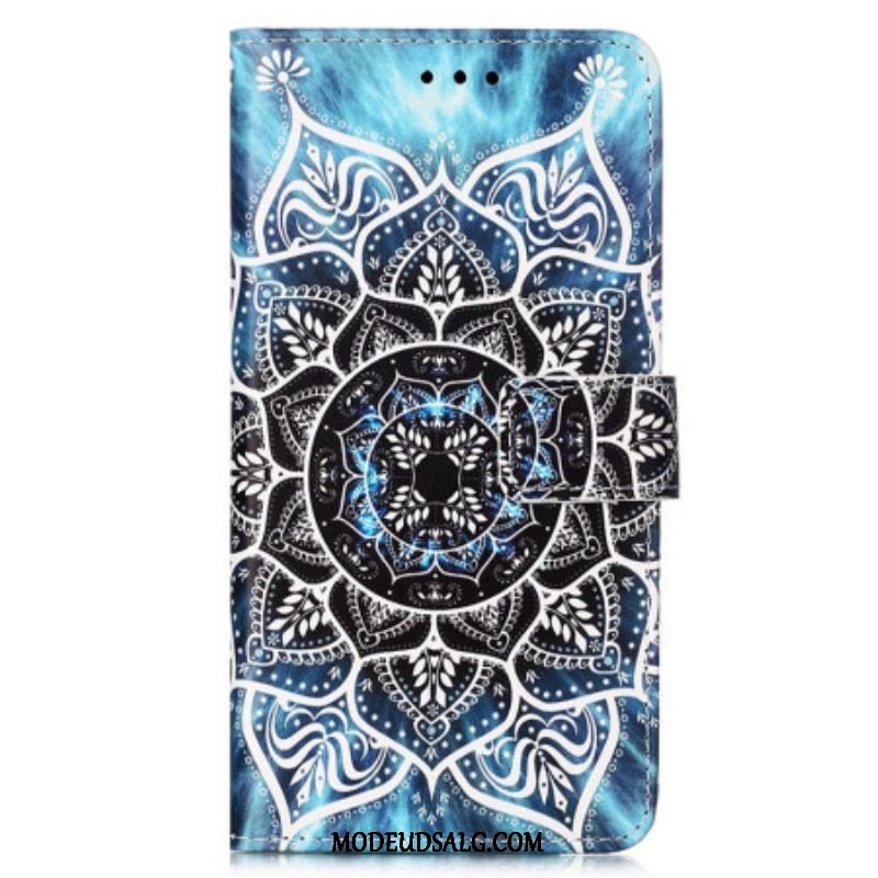 Flip Cover Samsung Galaxy A54 5G Med Snor Strappy Mandala