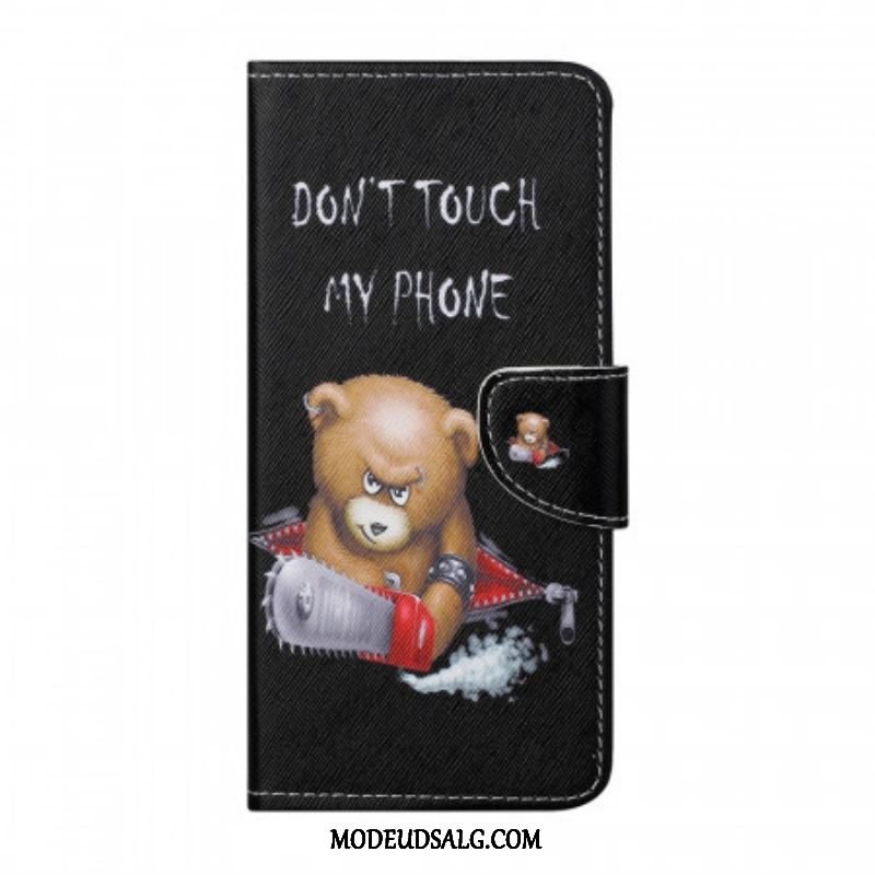 Flip Cover Samsung Galaxy M23 5G Bear Rør Ikke Ved Min Telefon