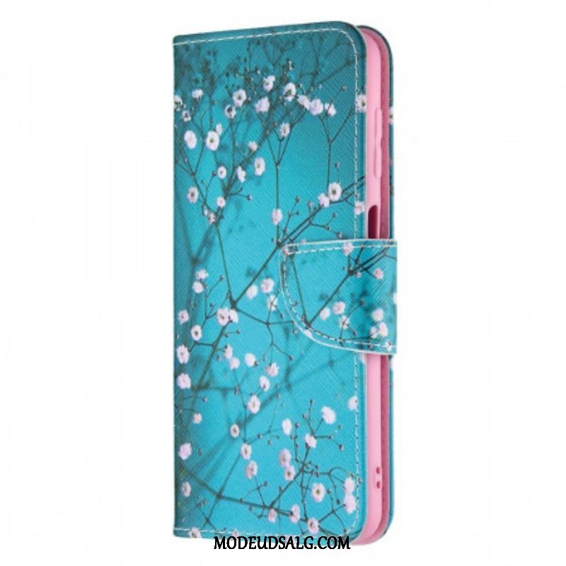 Flip Cover Samsung Galaxy M32 Blomstrende Træ