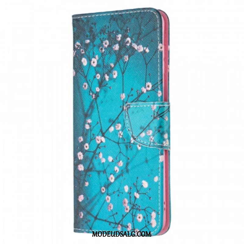 Flip Cover Samsung Galaxy M52 5G Blomstrende Træ