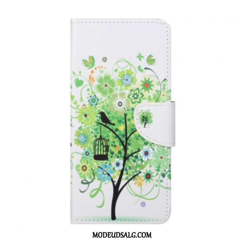 Flip Cover Samsung Galaxy M53 5G Grønt Løv