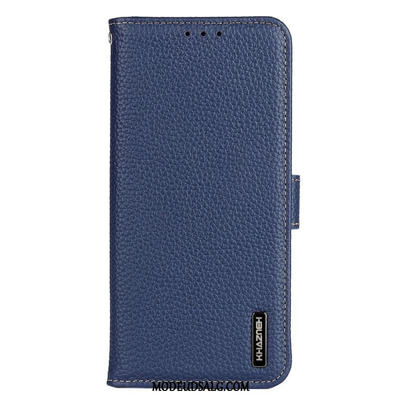 Flip Cover Samsung Galaxy M53 5G Khazneh Litchi Læder