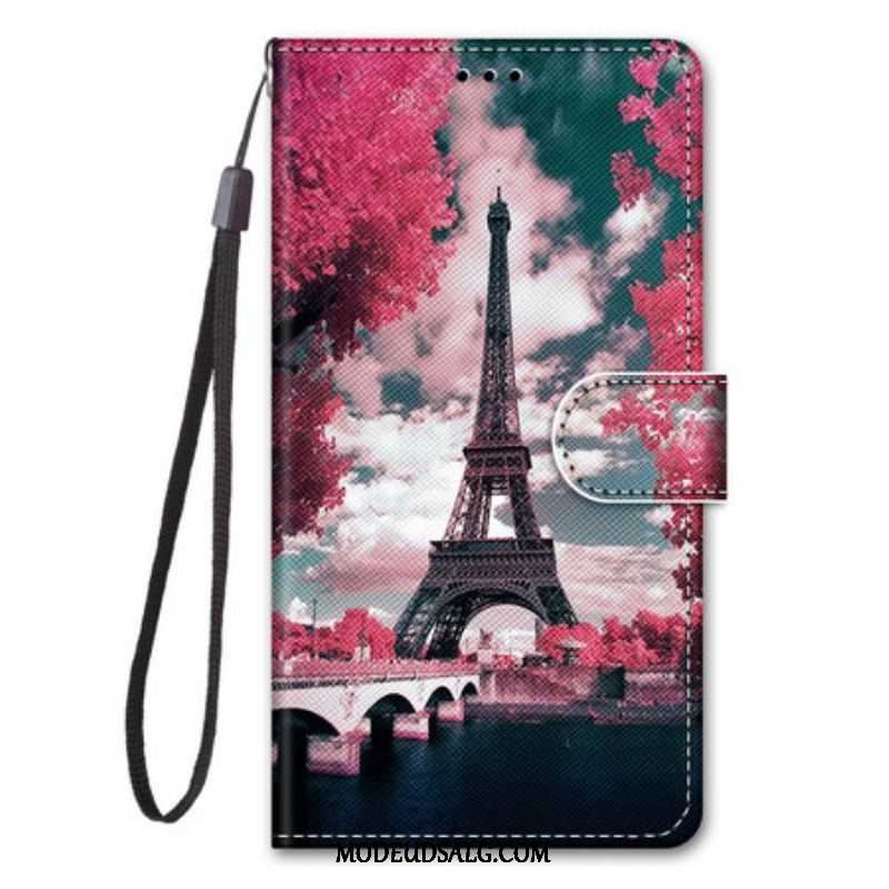 Flip Cover Samsung Galaxy S21 5G Paris I Blomst