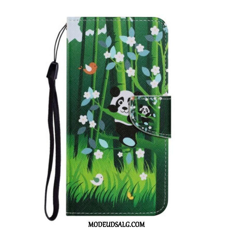 Flip Cover Samsung Galaxy S21 FE Panda Walk