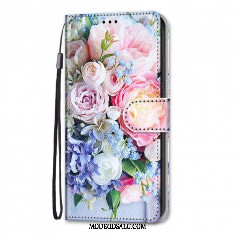 Flip Cover Samsung Galaxy S21 Ultra 5G Blomster Vidunder