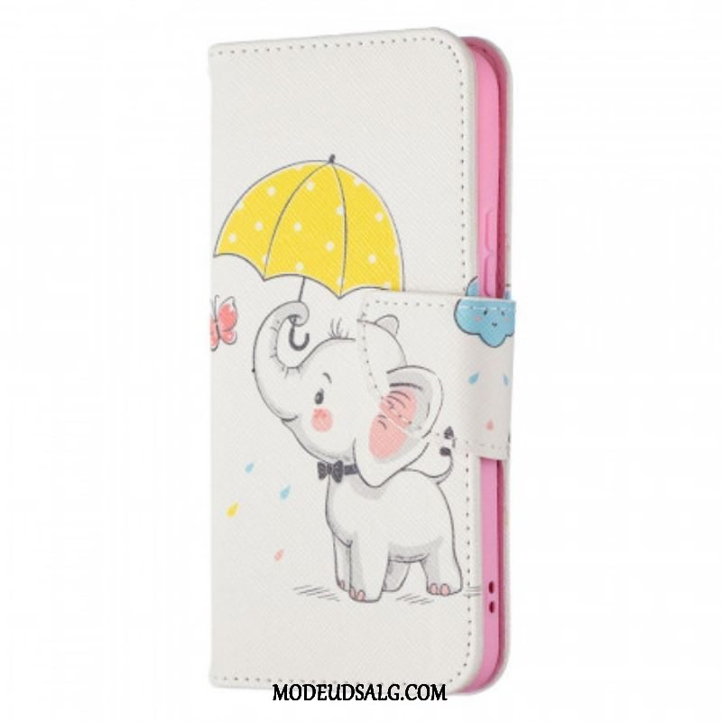 Flip Cover Samsung Galaxy S22 5G Baby Elefant