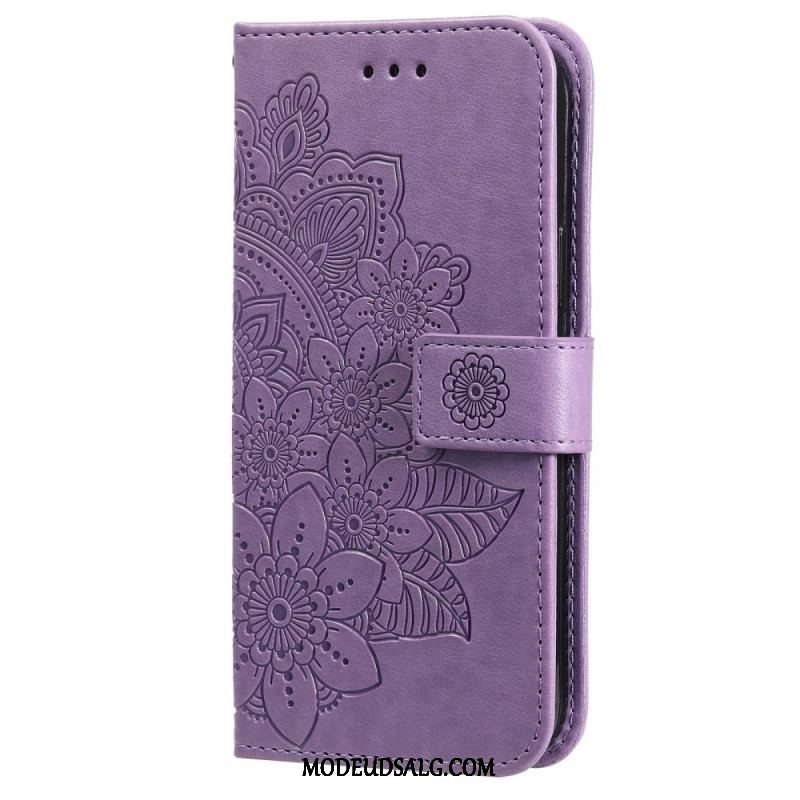 Flip Cover Samsung Galaxy S22 5G Blomster Mandala