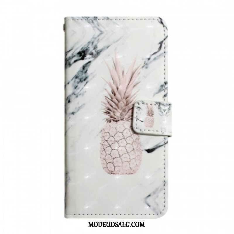 Flip Cover Samsung Galaxy S22 5G Let Plet Ananas