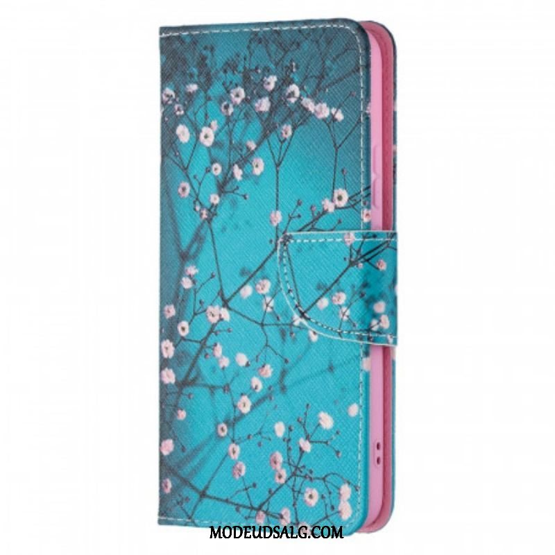 Flip Cover Samsung Galaxy S22 Plus 5G Blomstrende Træ