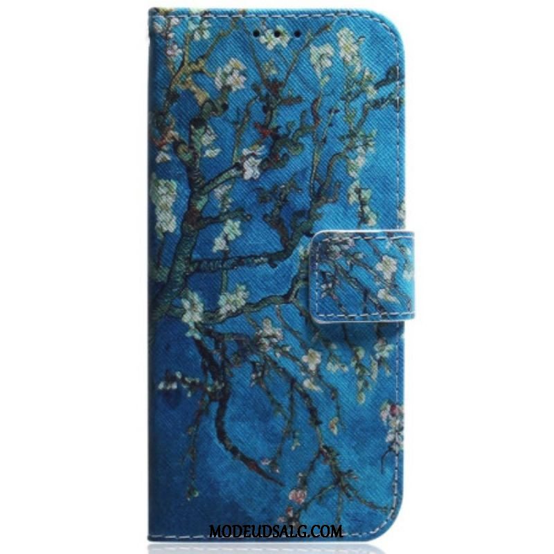 Flip Cover Samsung Galaxy S23 5G Blomstrende Grene