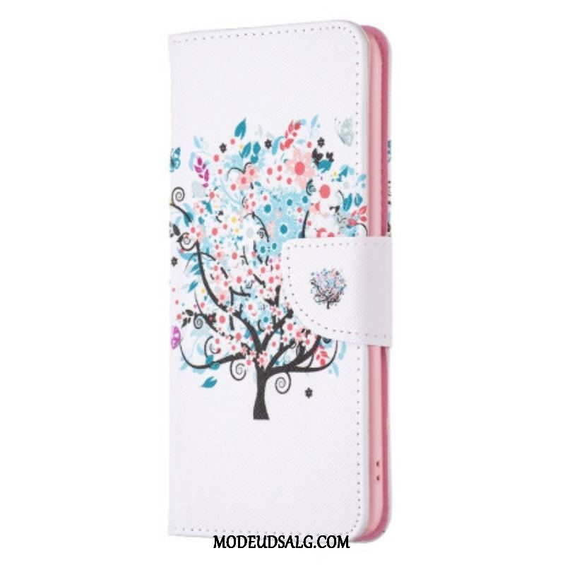 Flip Cover Samsung Galaxy S23 5G Blomstret Træ