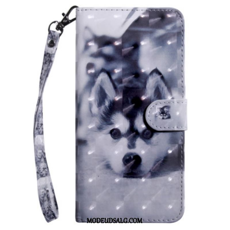 Flip Cover Samsung Galaxy S23 5G Med Snor Thong Husky