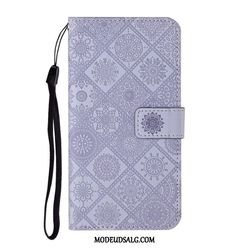 Flip Cover Samsung Galaxy S23 Ultra 5G Tapestry Mønster