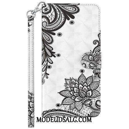 Flip Cover Samsung Galaxy S24 5g Blondeblomst Med Rem