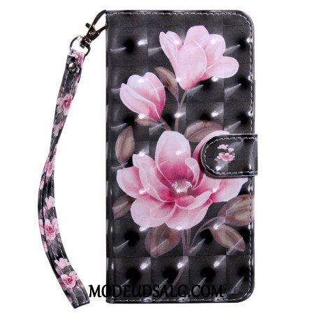 Flip Cover Samsung Galaxy S24 5g Pink Blomsterrem