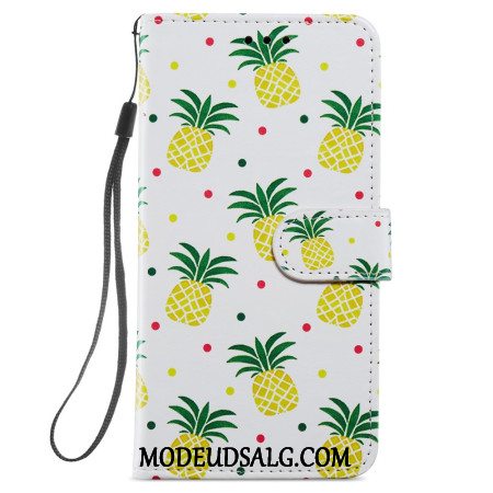 Flip Cover Samsung Galaxy S24 Plus 5g Ananas Med Rem