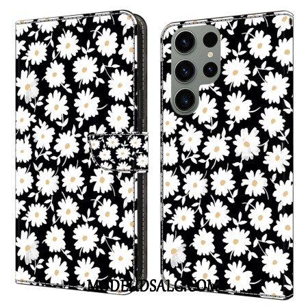 Flip Cover Samsung Galaxy S24 Ultra 5g Blomstermønster