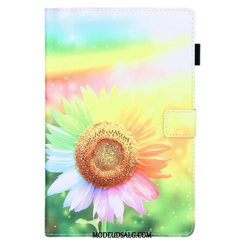 Flip Cover Samsung Galaxy Tab A7 Lite Blomster I Solen