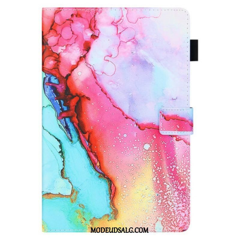 Flip Cover Samsung Galaxy Tab A7 Lite Marmor Stil