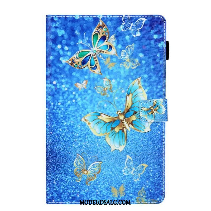 Flip Cover Samsung Galaxy Tab A7 Lite Sommerfugle