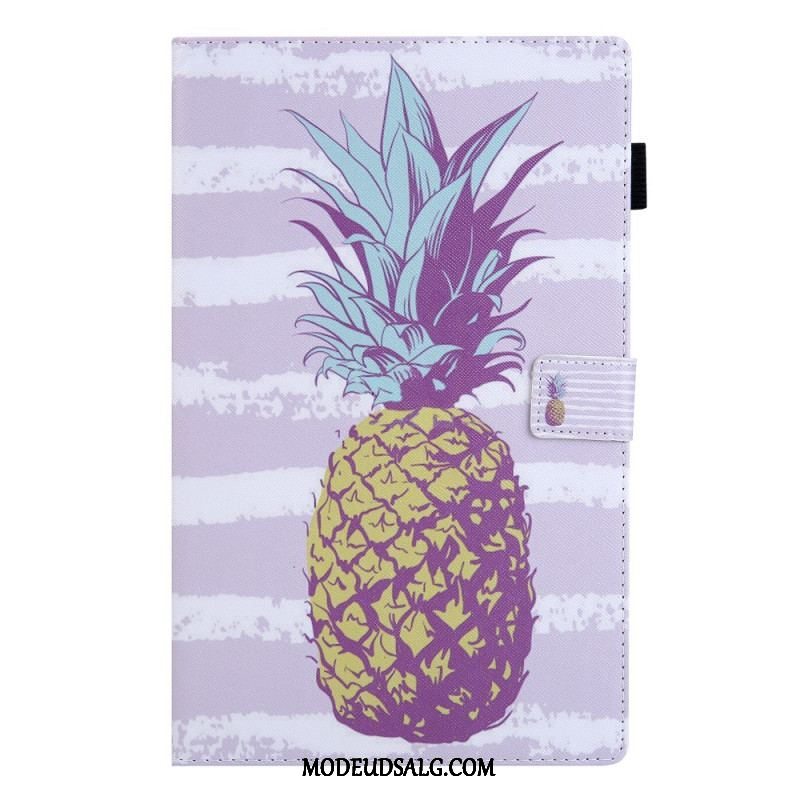 Flip Cover Samsung Galaxy Tab A8 (2021) Ananas Design