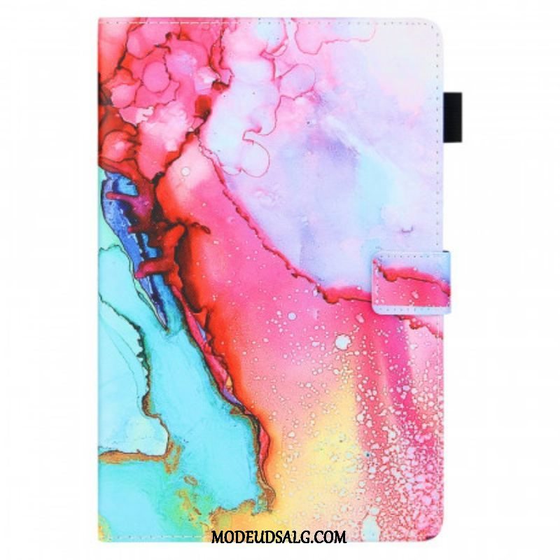 Flip Cover Samsung Galaxy Tab A8 (2021) Marmor Stil